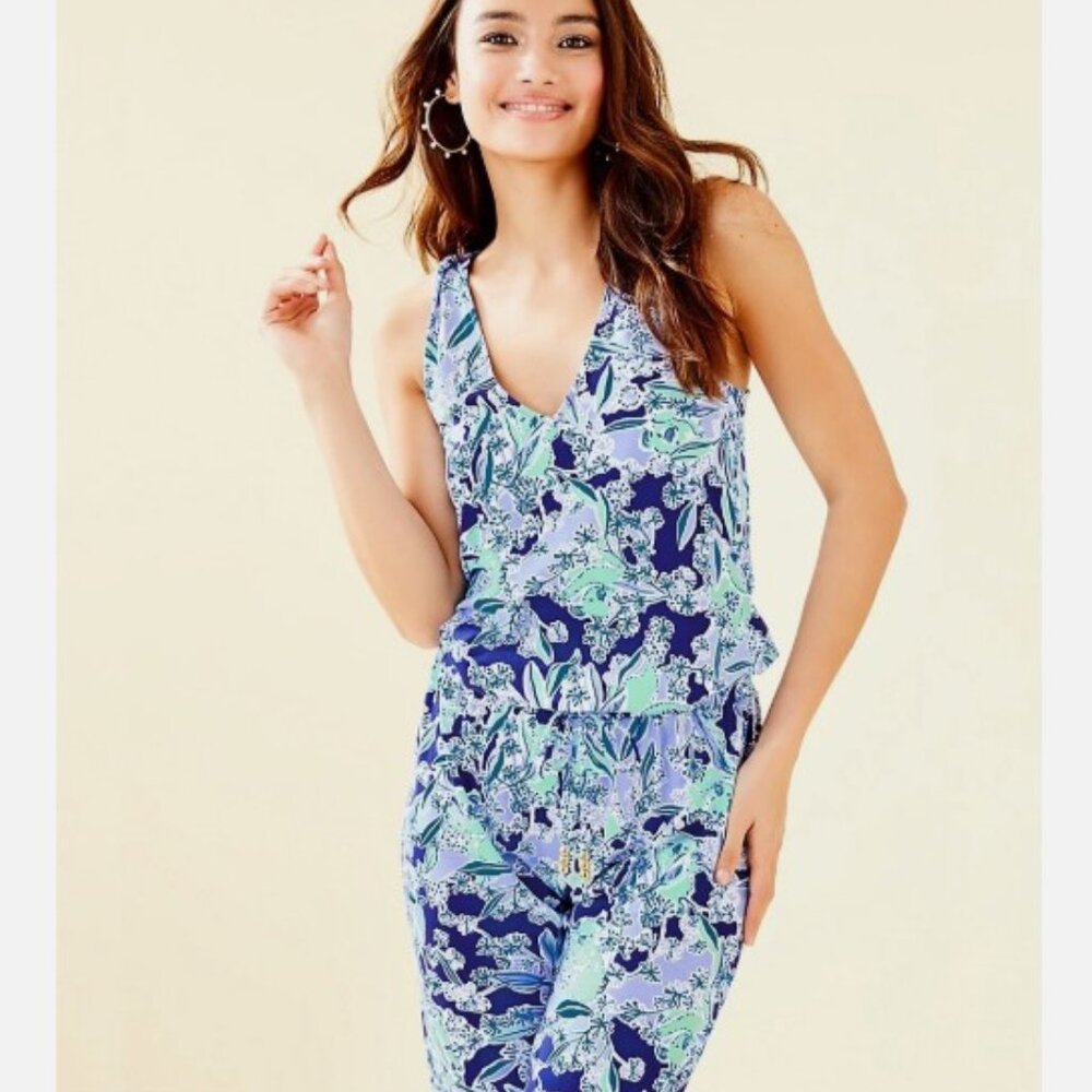 LIKE NEW Lilly Pulitzer Paulina Jumpsuit Sz L